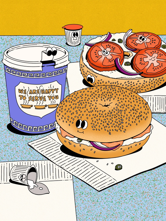 'Bagel Time' Poster